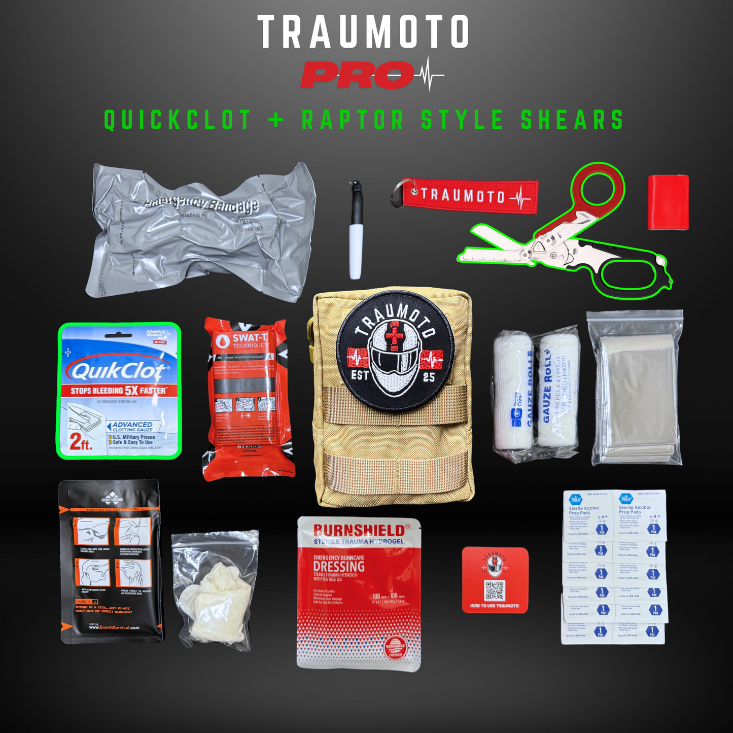 Traumoto PRO Trauma Kit