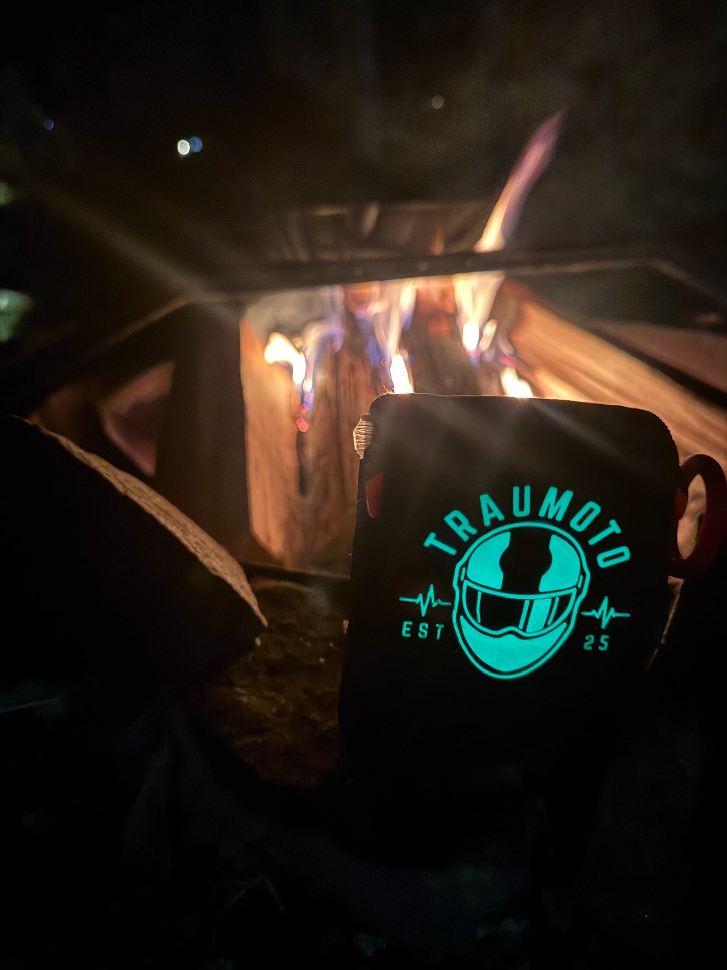 Glow-In-The-Dark Traumoto Logo Patch 3"