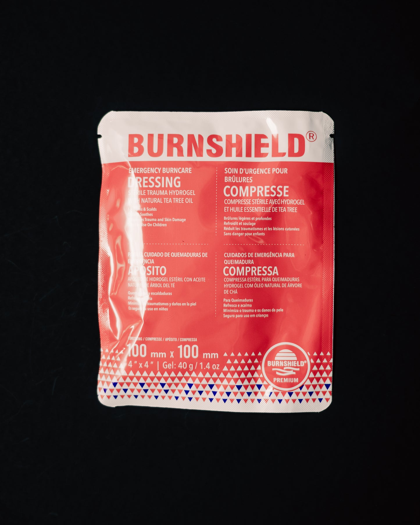 Burnshield 4" x 4" Sterile Hydrogel Burn Dressing