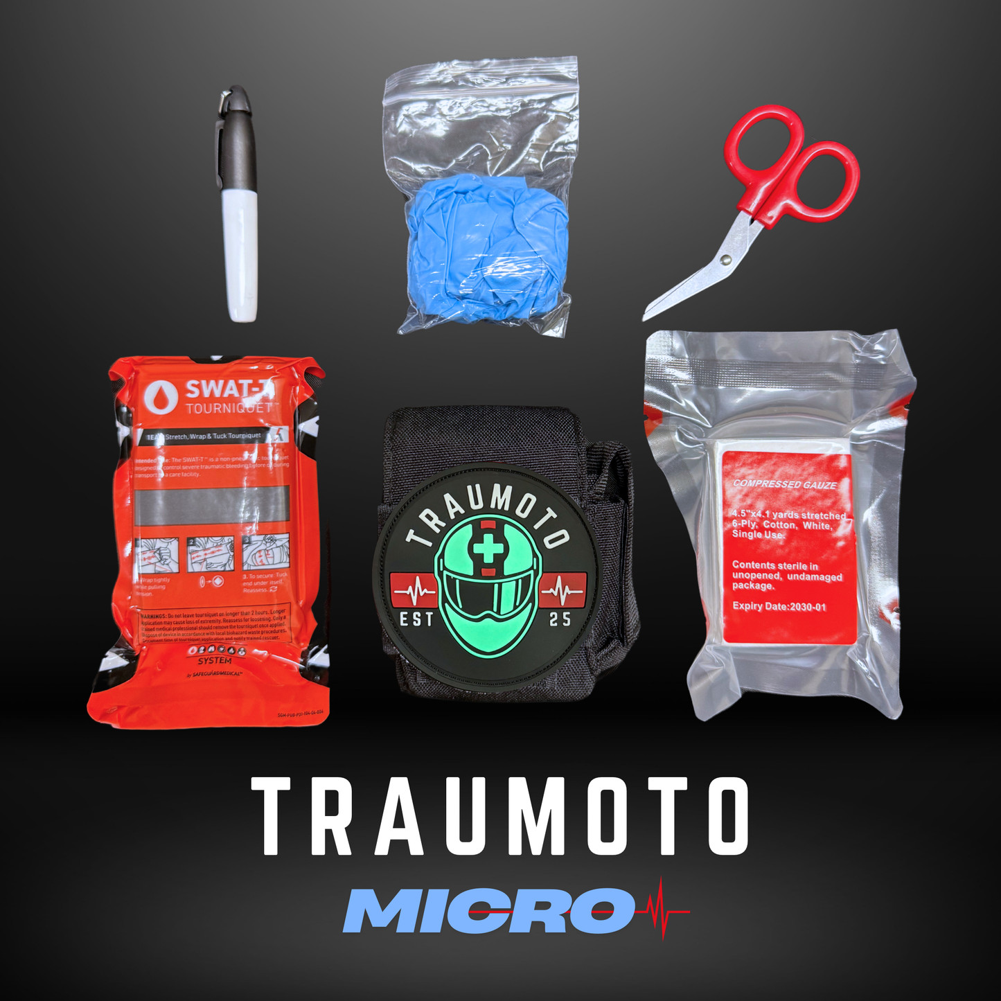 Traumoto MICRO Trauma Kit