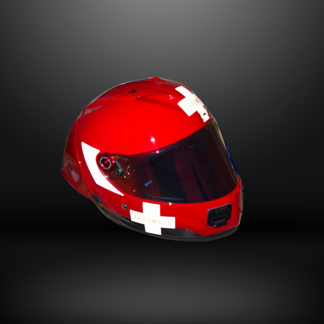 Traumoto 3x3 Reflective Medical Cross Decal - 2 Pack