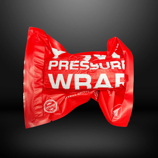 POW pressure wrap unrolled showing the built in pressure dome
