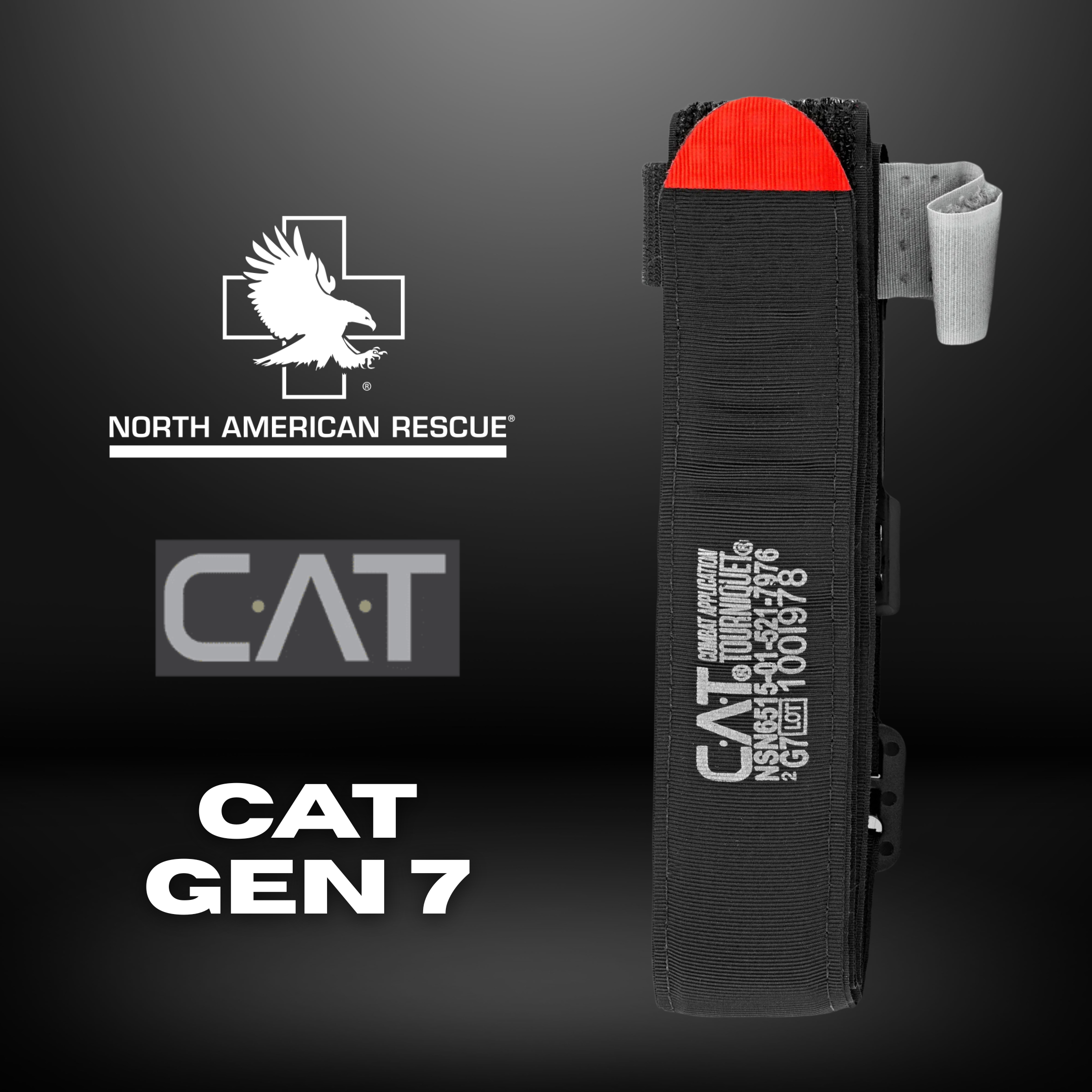 BLACK GEN 7 C-A-T® TQ WITH RIGID CASE - POLISHED BLACK BLACK GEN 7 C-A-T® TQ WITH RIGID CASE - POLISHED BLACK