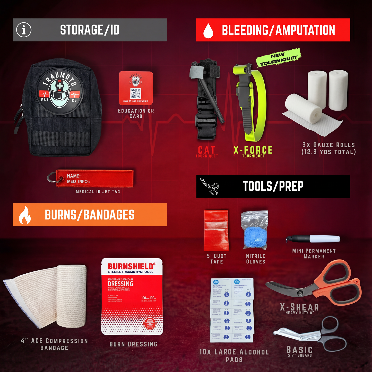 Traumoto LITE V3 Trauma Kit