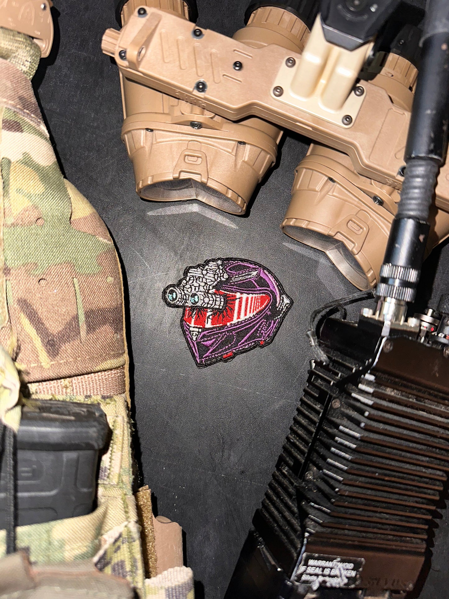 "Night Rides" Embroidery Velcro Patch