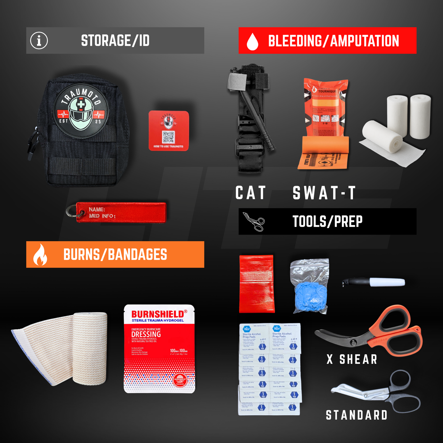Traumoto LITE 2.0 Trauma Kit