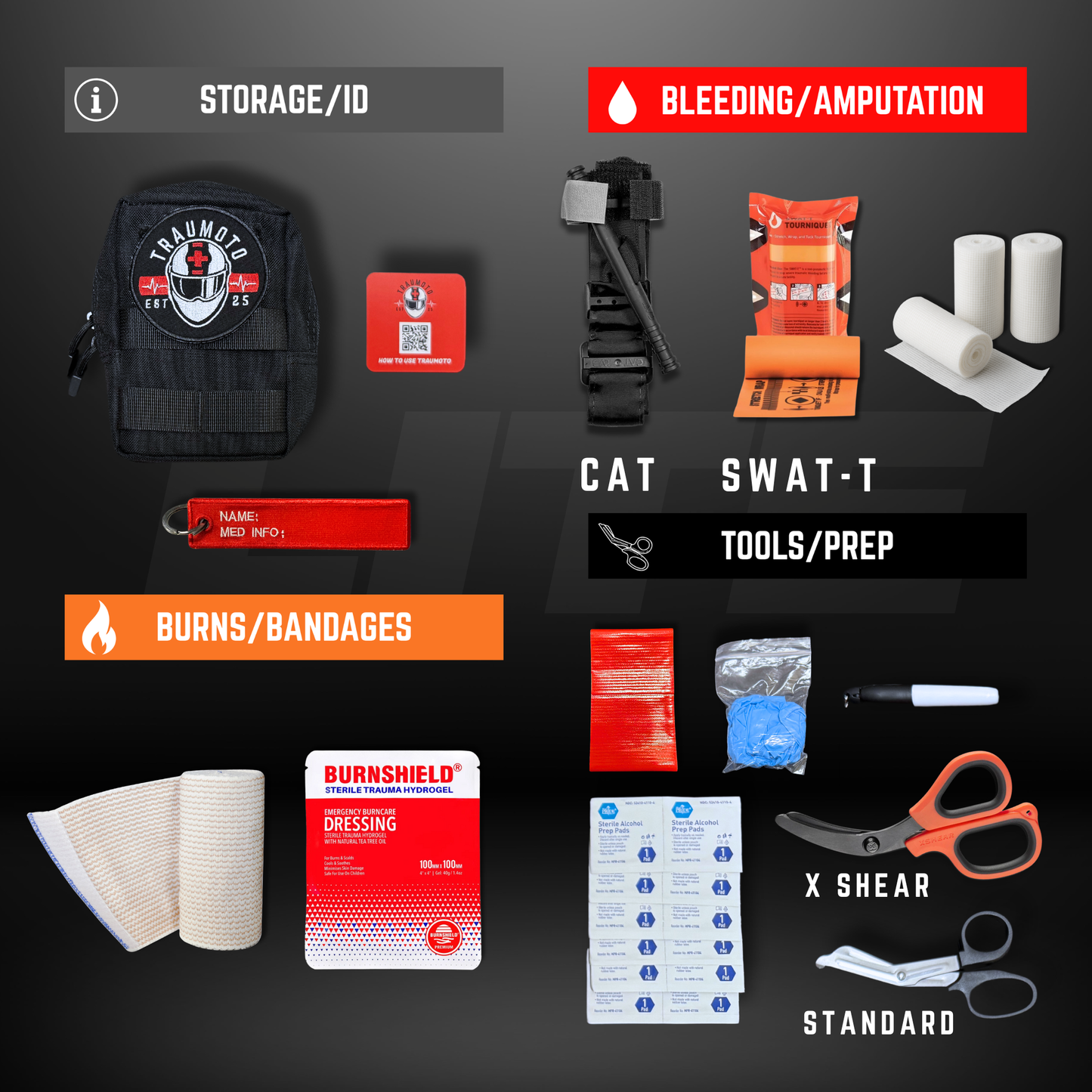 Traumoto LITE 2.0 Trauma Kit