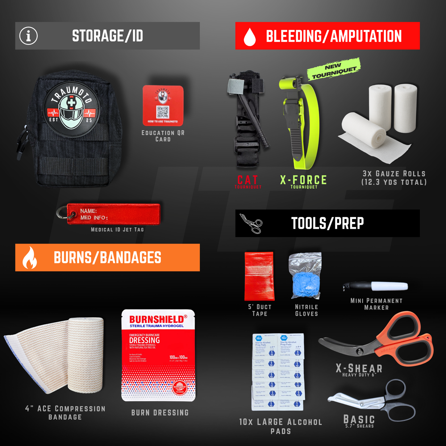 Traumoto LITE V3 Trauma Kit