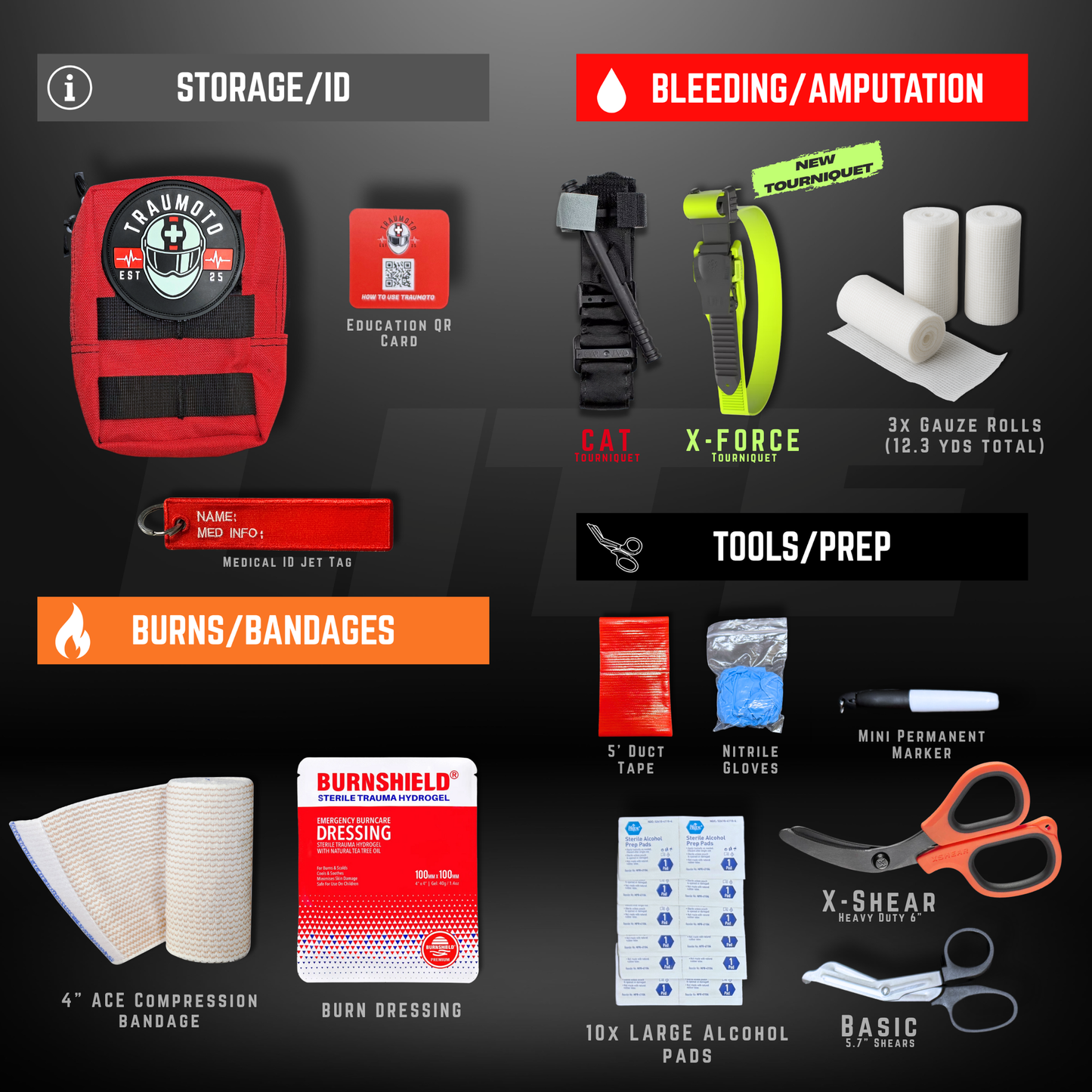 Traumoto LITE V3 Trauma Kit