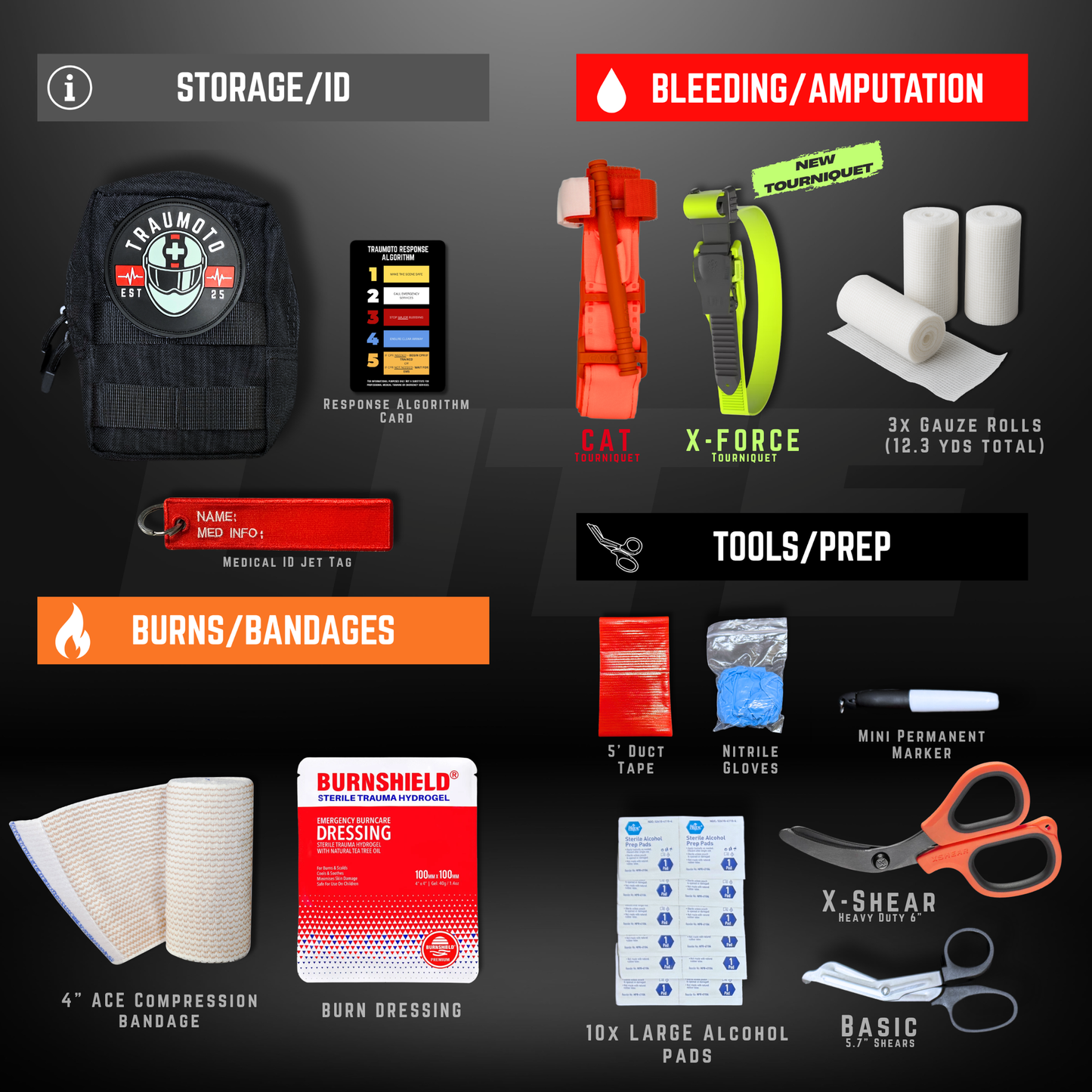 Traumoto LITE Trauma Kit