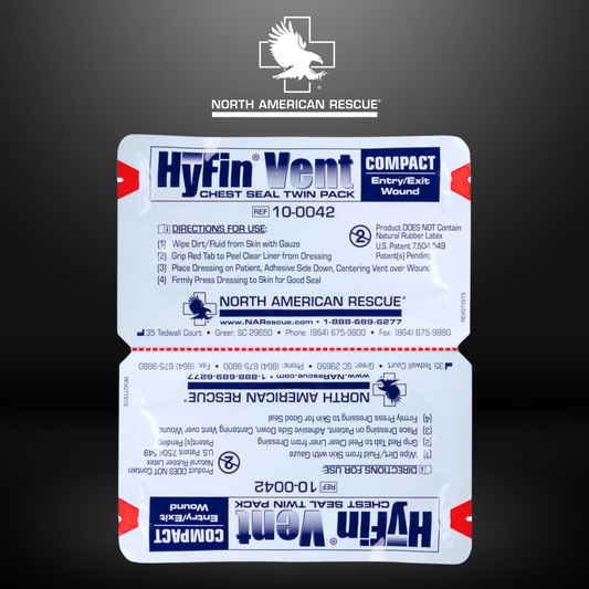 Compact Hyfin Chest Seals Twin Pack