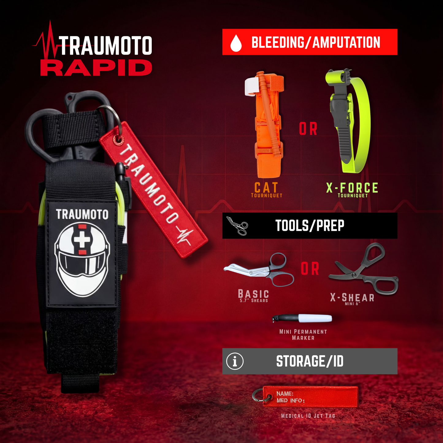 Traumoto RAPID Trauma Kit