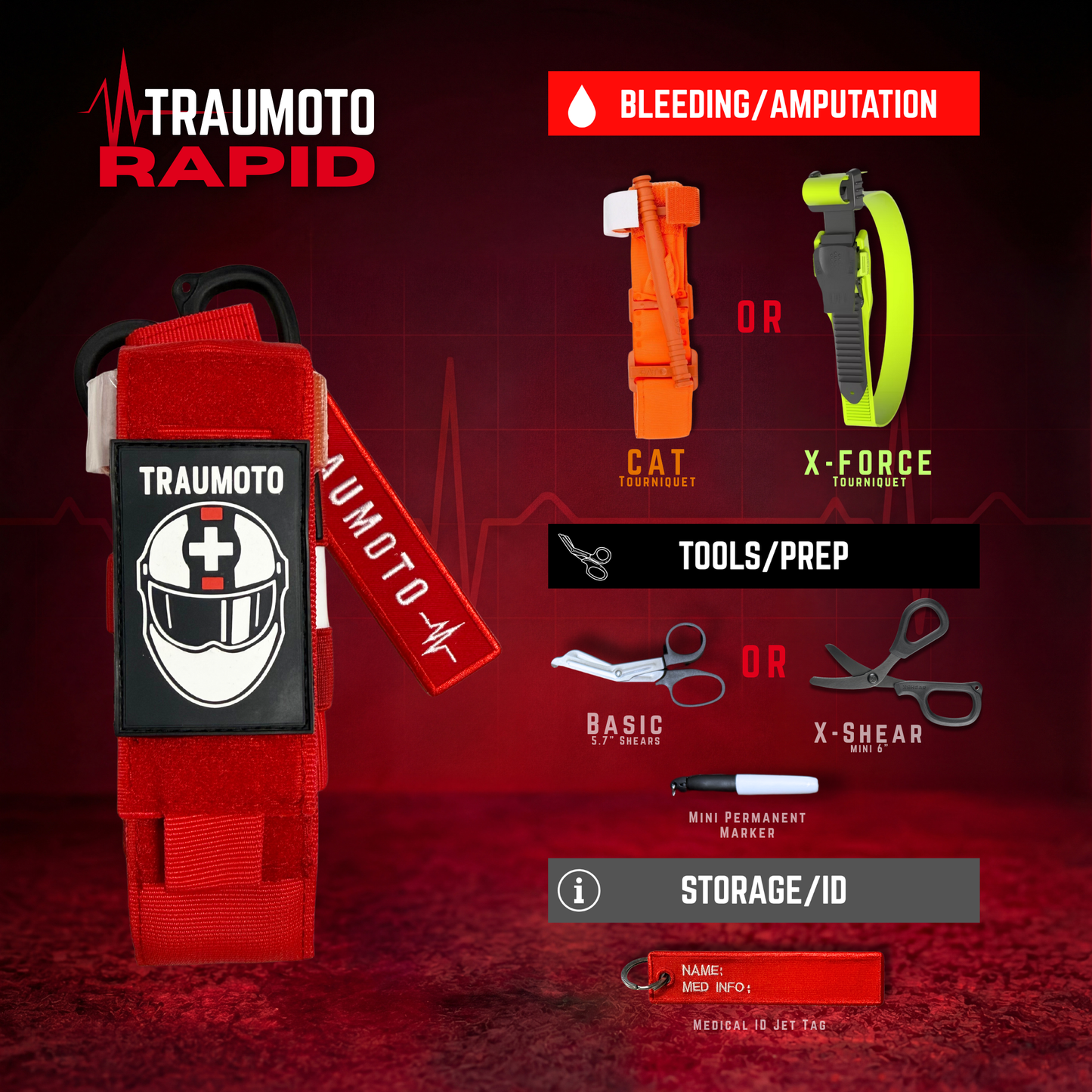 Traumoto RAPID Trauma Kit