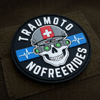 Traumoto X NoFreeRides Collaboration Patch 3x3"