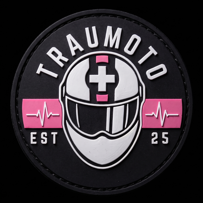 Traumoto PVC Rubber Patch 3x3" PINK