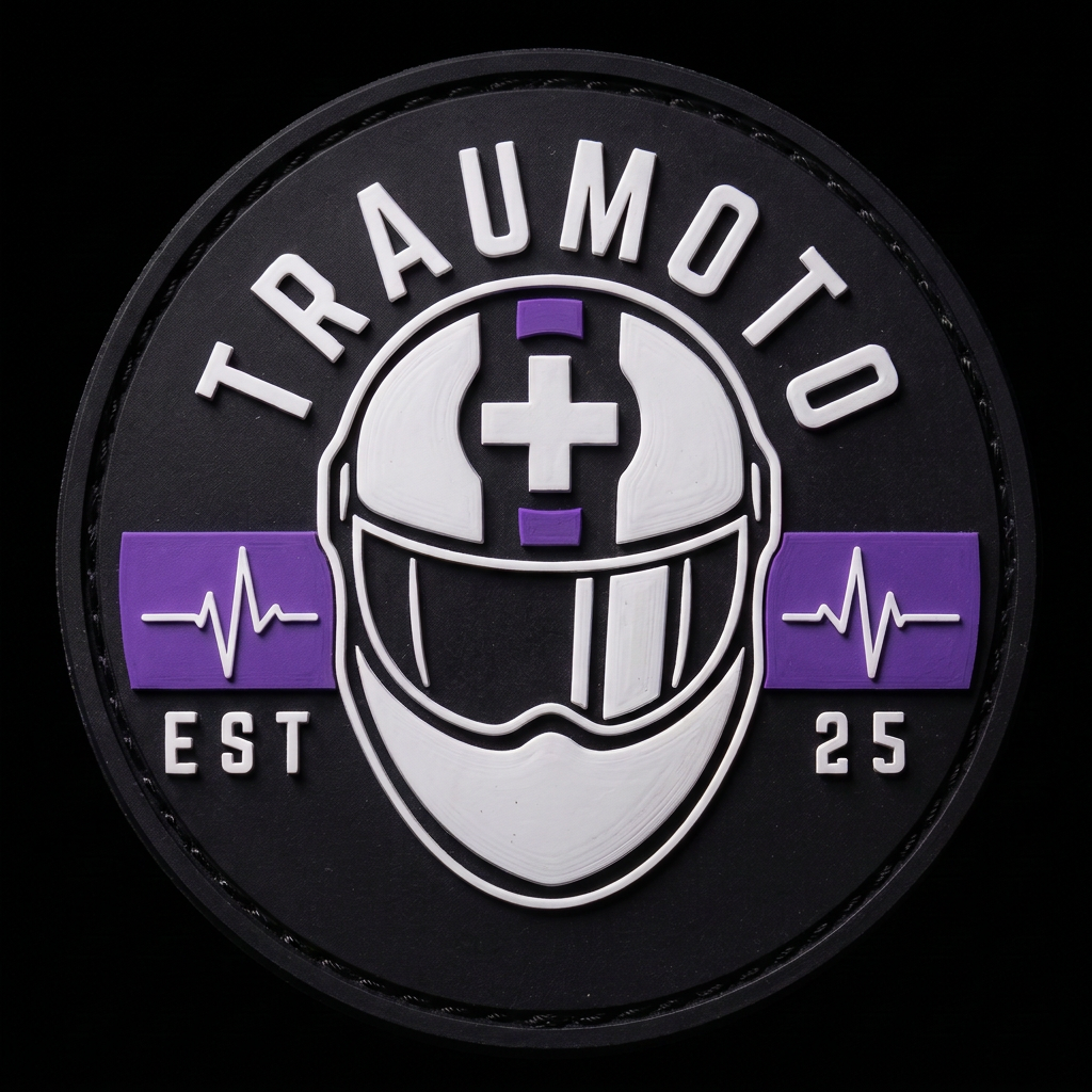 Traumoto PVC Rubber Patch 3x3" PURPLE