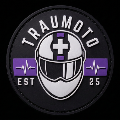 Traumoto PVC Rubber Patch 3x3" PURPLE