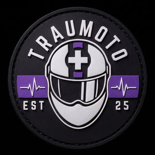 Traumoto PVC Rubber Patch 3x3" PURPLE