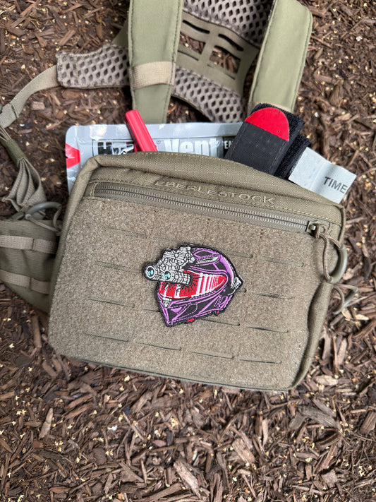 "Night Rides" Embroidery Velcro Patch
